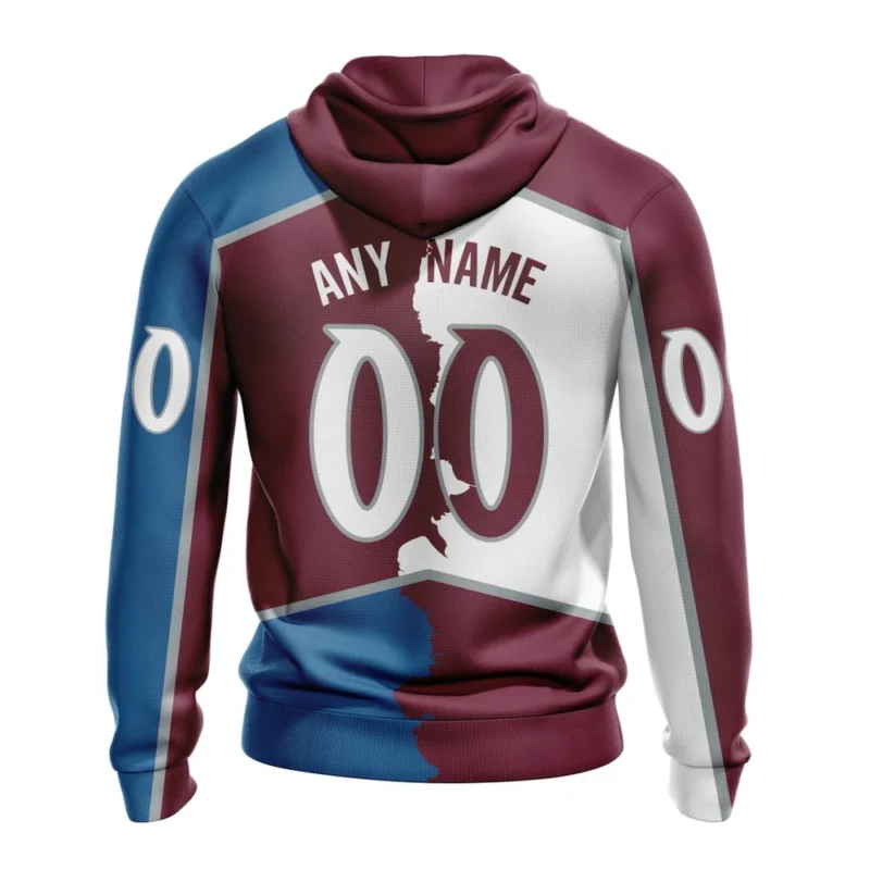 NHL Personalized Name And Number, Colorado Avalanche Personalize  Home Mix Away Kits,QTNHL Personalized Name And Number,080524B61