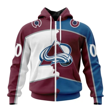 NHL Personalized Name And Number, Colorado Avalanche Personalize  Home Mix Away Kits,QTNHL Personalized Name And Number,080524B61