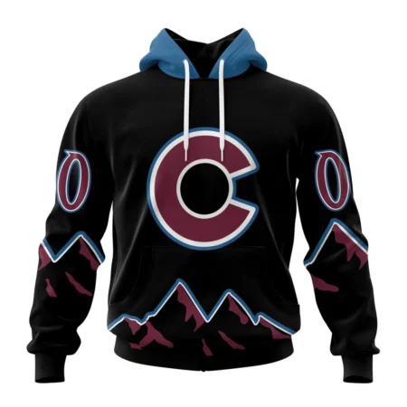 NHL Colorado Avalanche Special Blackout Design,QTNHL080524A610