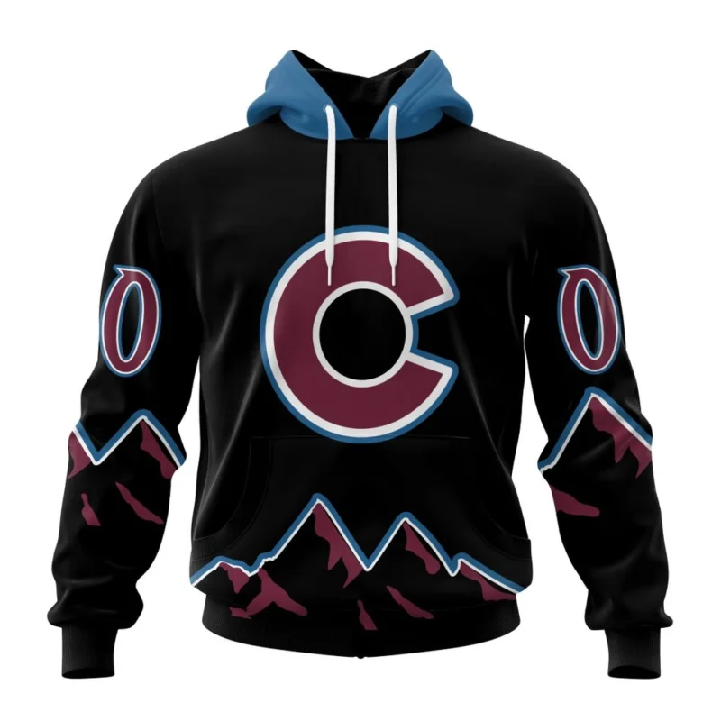 NHL Colorado Avalanche Special Blackout Design,QTNHL080524A610