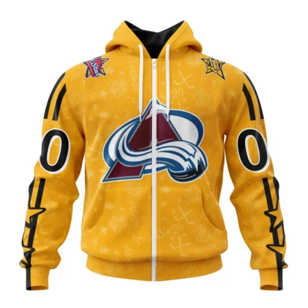 NHL Personalized Name And Number, Colorado Avalanche Special  All-Star Game Design,QTNHL Personalized Name And Number,080524B815