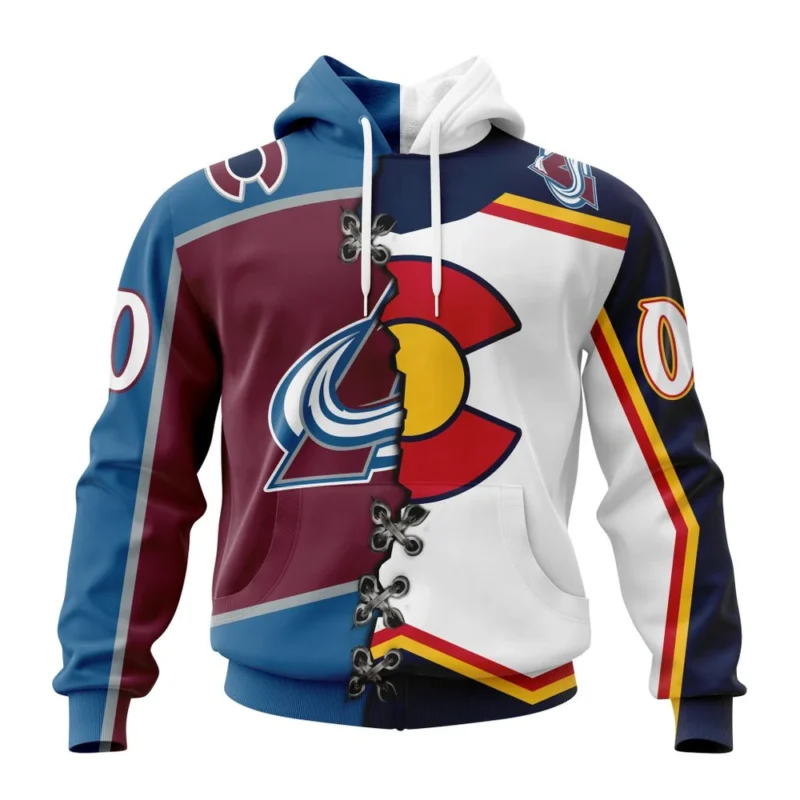 NHL Colorado Avalanche Special Home Mix Reverse Retro Personalized Kits,QTNHL080524A942