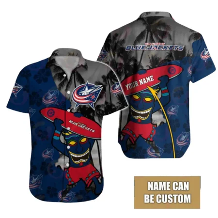 Columbus Blue Jackets  Special Native National Hockey League Hawaiian Shirt All Over Prints QTHWV310724A30