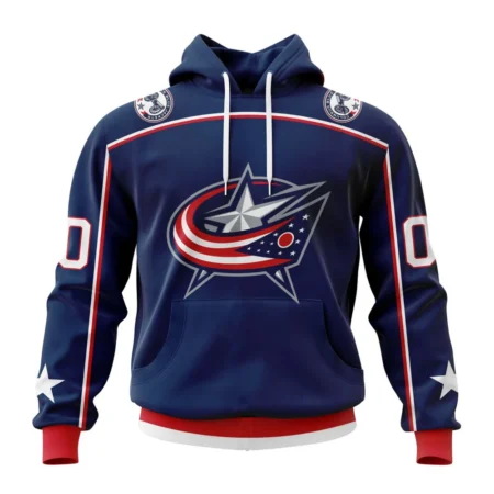 NHL Columbus Blue Jackets  Home Kits,QTNHL080524A1527