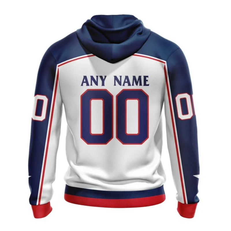 NHL Personalized Name And Number, Columbus Blue Jackets  Away Kits,QTNHL Personalized Name And Number,080524B1528