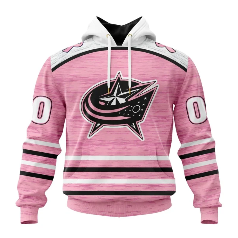 NHL Columbus Blue Jackets Special Pink Fight Breast Cancer Design,QTNHL080524A1754