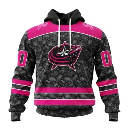 NHL Columbus Blue Jackets Special Pink In The Rink Fight Breast Cancer,QTNHL080524A2091