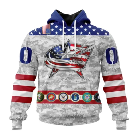 NHL Columbus Blue Jackets Armed Forces Appreciation,QTNHL080524A2775