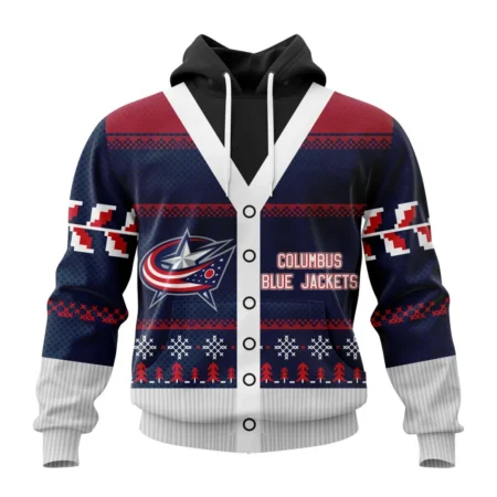 NHL Columbus Blue Jackets, Specialized Chrismas Season,QTNHL080524A2804