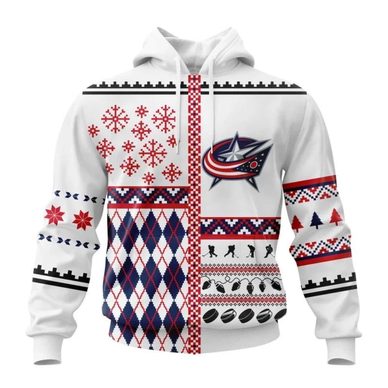 NHL Columbus Blue Jackets, Specialized Unisex Christmas Is Coming ,QTNHL080524A2919