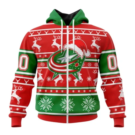 NHL Columbus Blue Jackets, Specialized Unisex Christmas Is Coming ,QTNHL 080524B2970