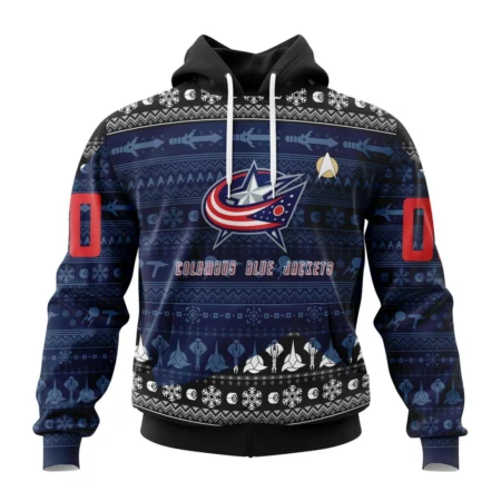 NHL Columbus Blue Jackets Special Star Trek Design,QTNHL080524A3022