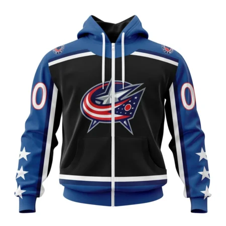 NHL Columbus Blue Jackets Reverse Retro Kits ,QTNHL 080524B3140