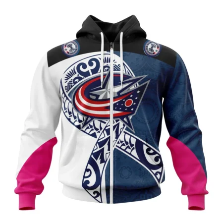 Columbus Blue Jackets, Specialized Samoa Fights Cancer Jersey,QTNHL 080524B3302