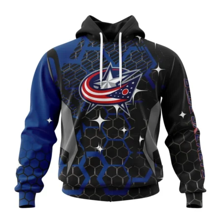 NHL Columbus Blue Jackets, Specialized Design With Motocross Syle ,QTNHL080524A3395