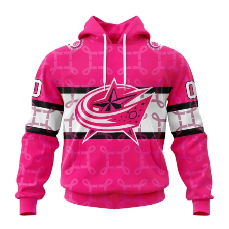 NHL Columbus Blue Jackets, Specialized Design I Pink I Can, In October We Wear Pink Breast Cancer,QTNHL080524A3628