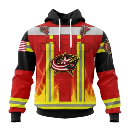 Columbus Blue Jackets Honnor Firefighter Uniform ,QTNHL080524A3758