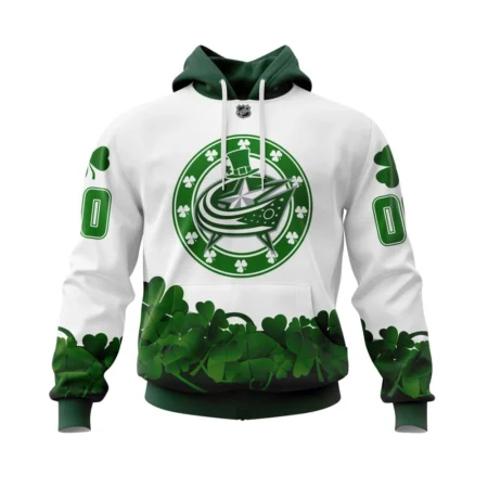 Columbus Blue Jackets, Happy St.Patrick Days Jersey ,QTNHL080524A3852