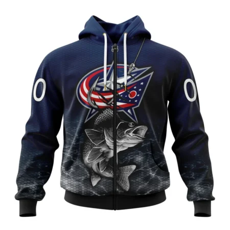 NHL Columbus Blue Jackets, Specialized Fishing Style,QTNHL 080524B4000