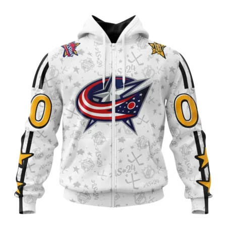 NHL Personalized Name And Number, Columbus Blue Jackets Special  All-Star Game Design,QTNHL Personalized Name And Number,080524B813