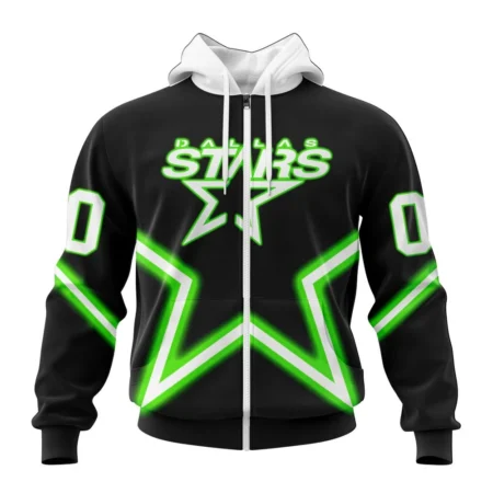 NHL Personalized Name And Number, Dallas Stars Personalize Gradient Series Concept,QTNHL Personalized Name And Number,080524B1352