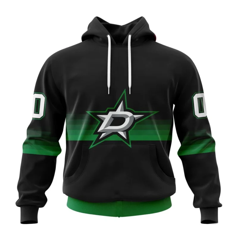 NHL Dallas Stars Special Black And Gradient Design,QTNHL080524A1413