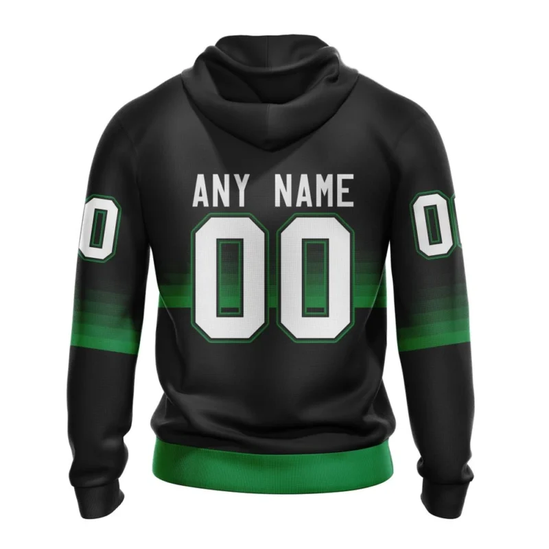 NHL Personalized Name And Number, Dallas Stars Special Black And Gradient Design,QTNHL Personalized Name And Number,080524B1413