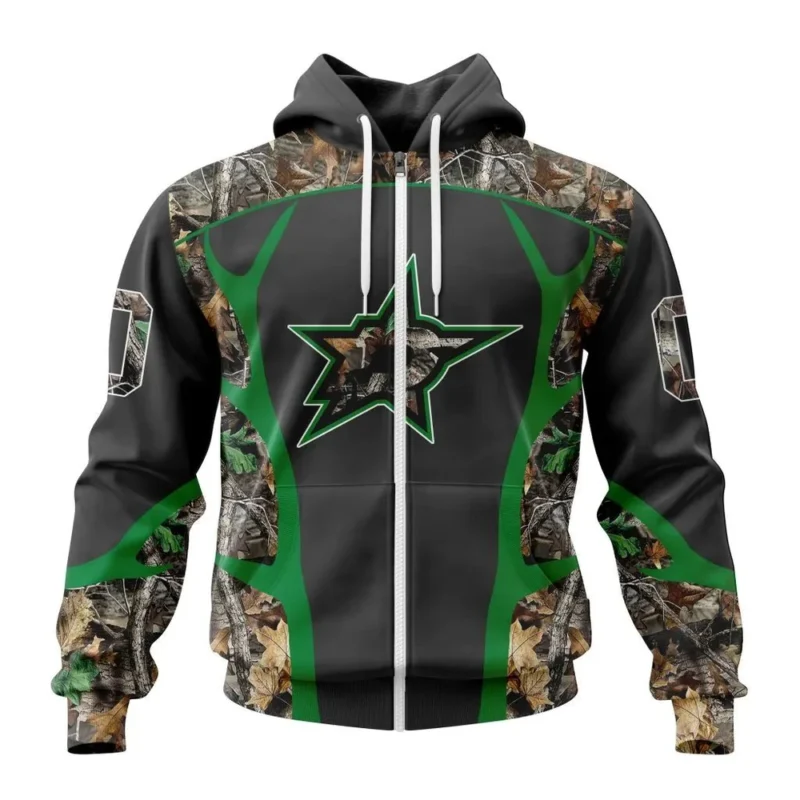 NHL Personalized Name And Number, Dallas Stars Special Camo Hunting Design ,QTNHL Personalized Name And Number,080524B2214