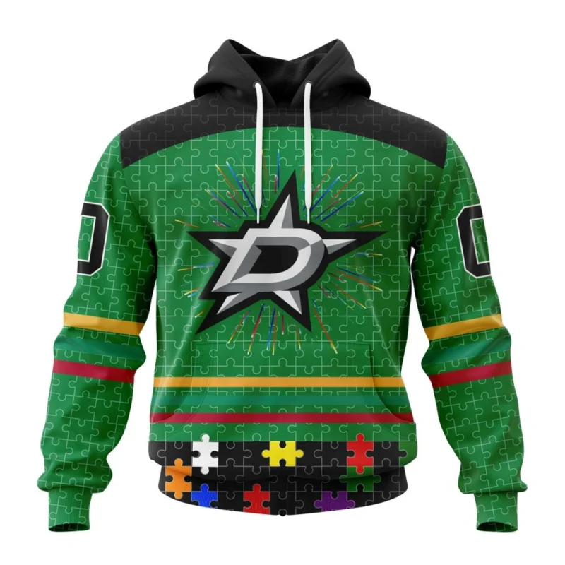 NHL Dallas Stars, Specialized Fearless Aganst Autism ,QTNHL080524A2527