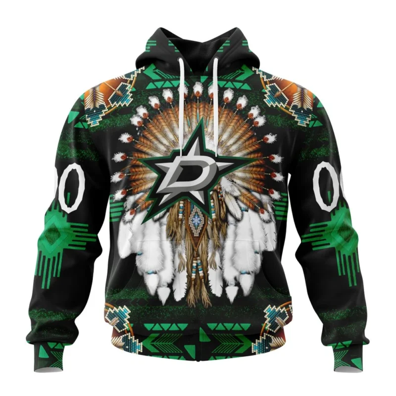 NHL Dallas Stars Special Native Costume Design,QTNHL080524A2687