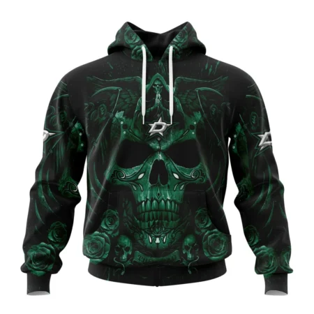 NHL Dallas Stars Special Design With Skull Art,QTNHL080524A3128