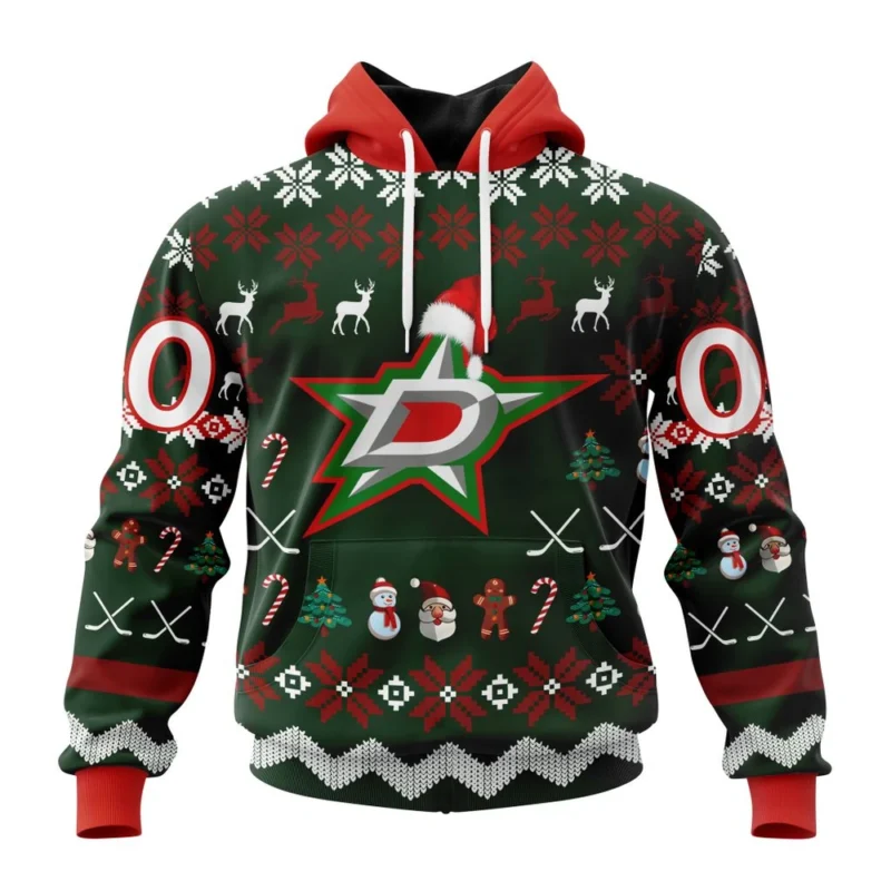 NHL Dallas Stars, Specialized Unisex Christmas Is Coming,QTNHL080524A323