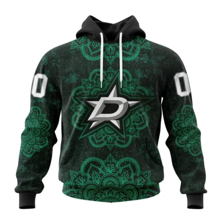 NHL Dallas Stars, Specialized Mandala Style,QTNHL080524A4059