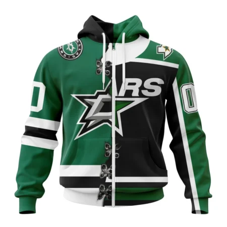 NHL Personalized Name And Number, Dallas Stars Special Home Mix Reverse Retro Personalized Kits,QTNHL Personalized Name And Number,080524B936