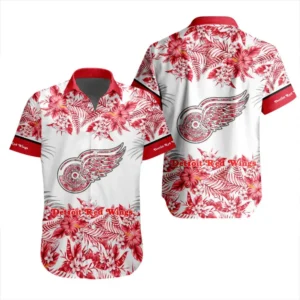 Detroit Red Wings  Tropical Style National Hockey League Hawaiian Shirt All Over Prints QTHWS310724A29