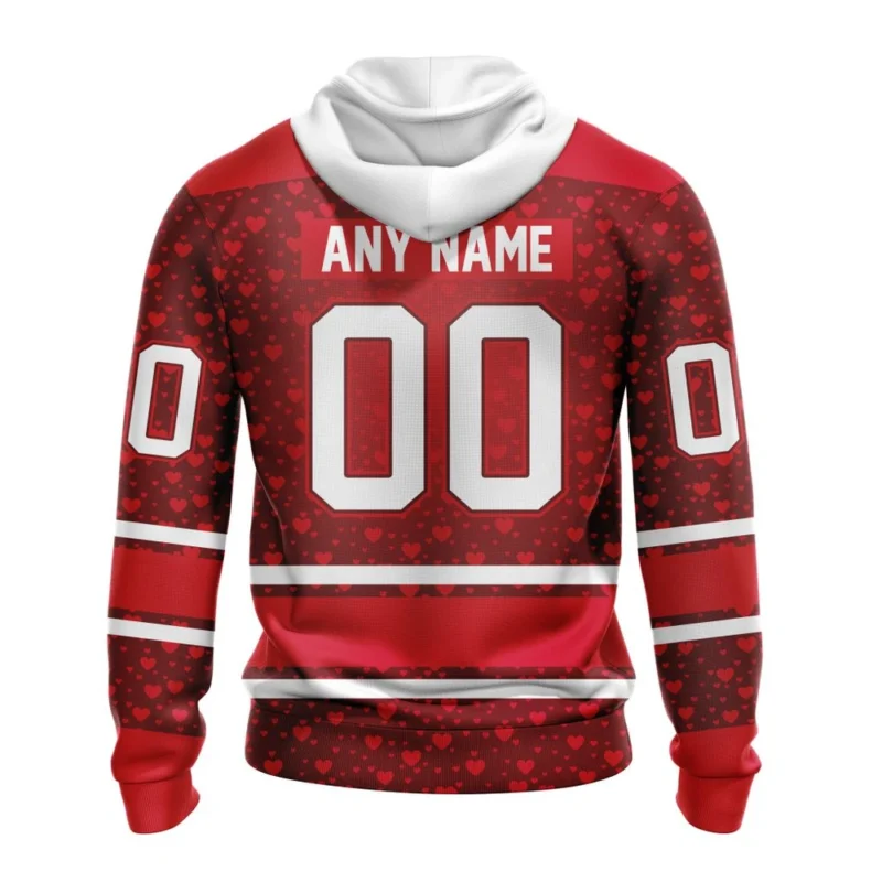 NHL Personalized Name And Number, Detroit Red Wings Special Gift For Valentines Day,QTNHL Personalized Name And Number,080524B1001