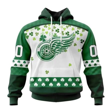 NHL Detroit Red Wings Special Design For St. Patrick Day,QTNHL080524A1252