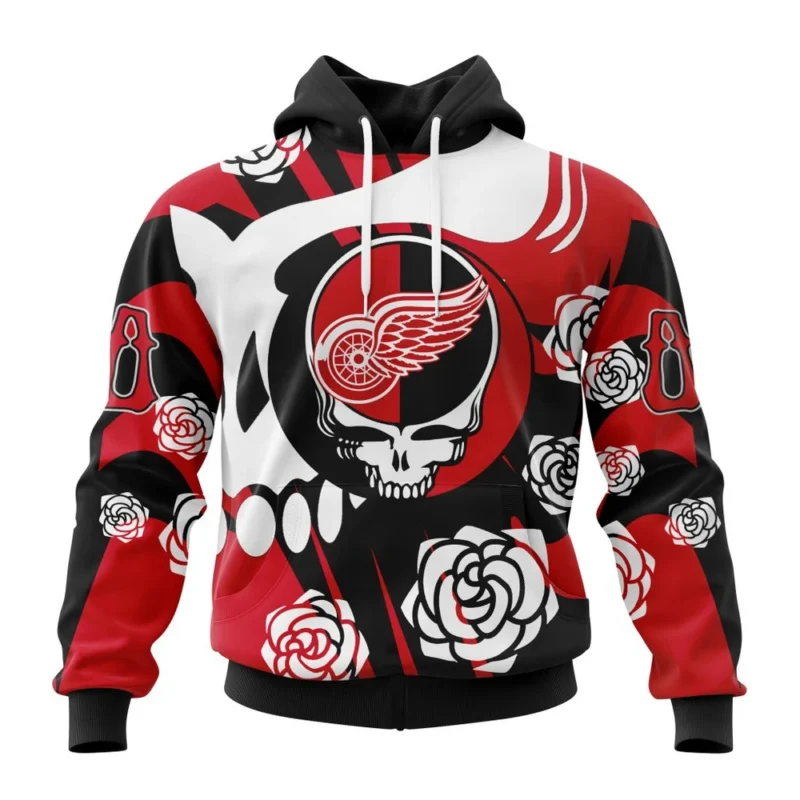 NHL Detroit Red Wings Special Grateful Dead Design,QTNHL080524A1283