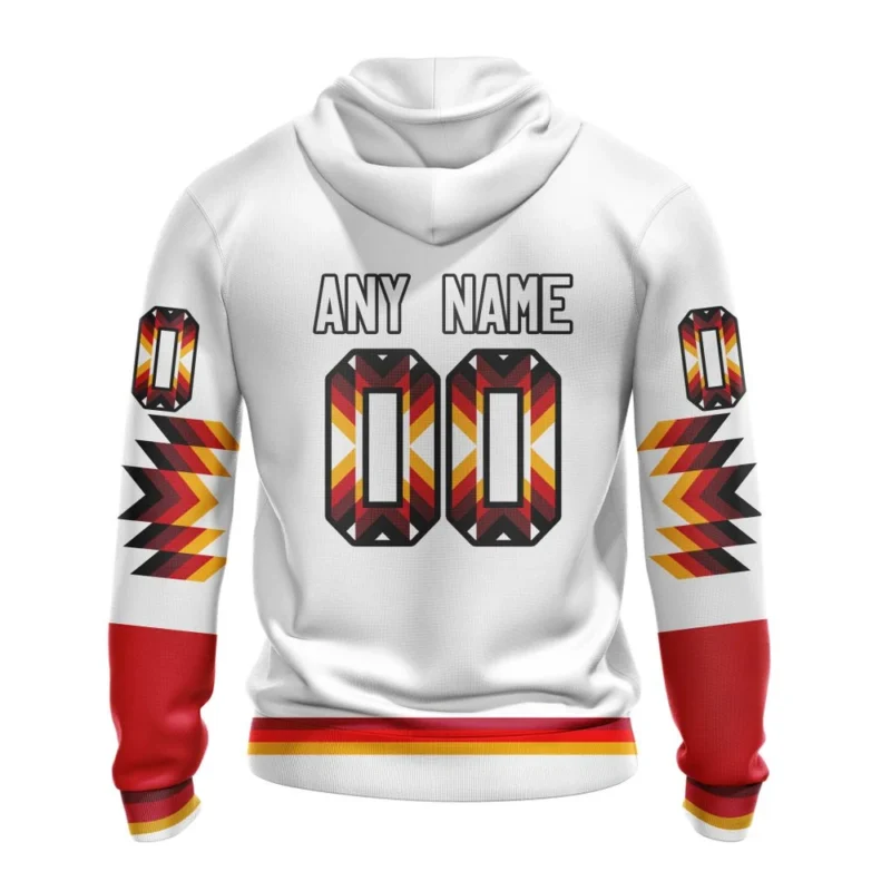 NHL Personalized Name And Number, Detroit Red Wings Special Design With Native Pattern,QTNHL Personalized Name And Number,080524B1586