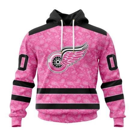 NHL Detroit Red Wings Special Pink Fight Breast Cancer,QTNHL080524A1647