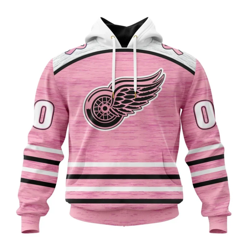 NHL Detroit Red Wings Special Pink Fight Breast Cancer Design,QTNHL080524A1751