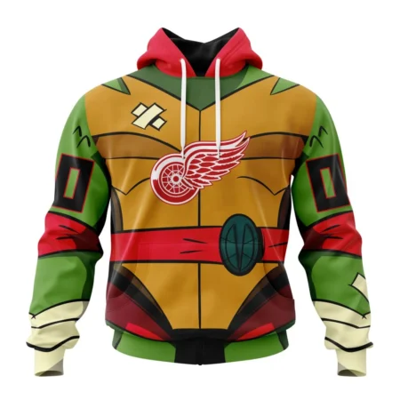 NHL Detroit Red Wings Special Teenage Mutant Ninja Turtles Design,QTNHL080524A2276