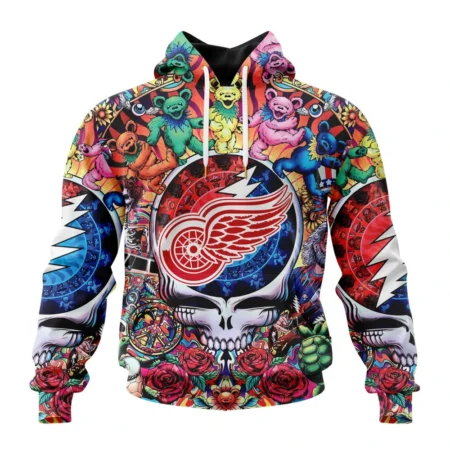 NHL Detroit Red Wings Special Grateful Dead Design,QTNHL080524A232