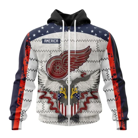 NHL Detroit Red Wings, Specialized Unisex In Us Concepts ,QTNHL 080524B2889