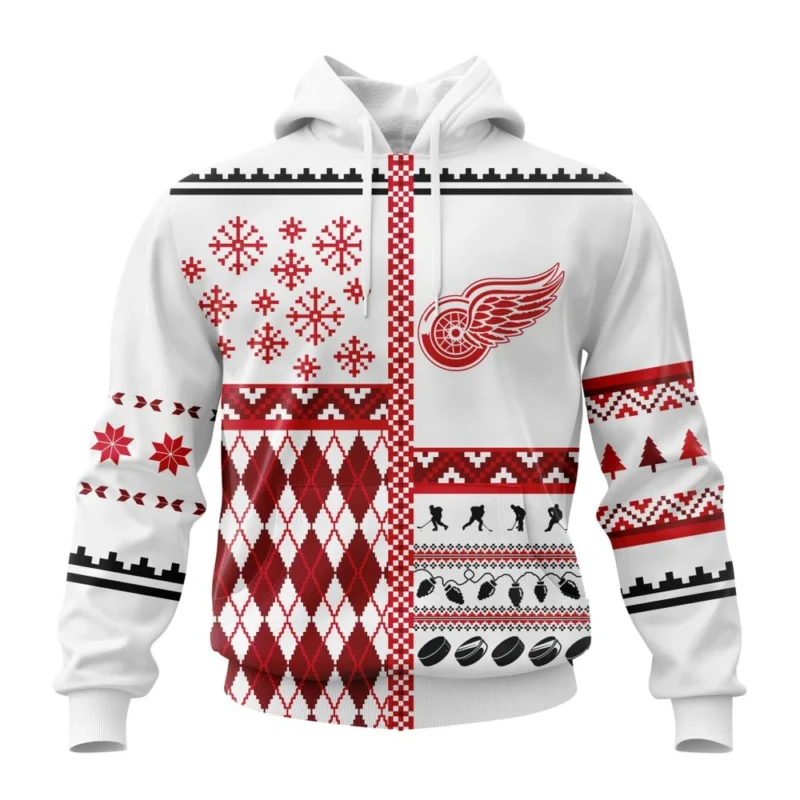 NHL Detroit Red Wings, Specialized Unisex Christmas Is Coming ,QTNHL080524A2915