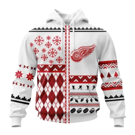 NHL Detroit Red Wings, Specialized Unisex Christmas Is Coming ,QTNHL 080524B2915