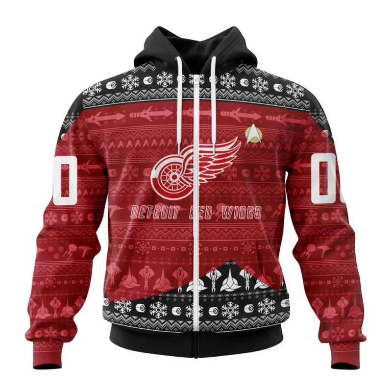 NHL Detroit Red Wings Special Star Trek Design,QTNHL 080524B3019