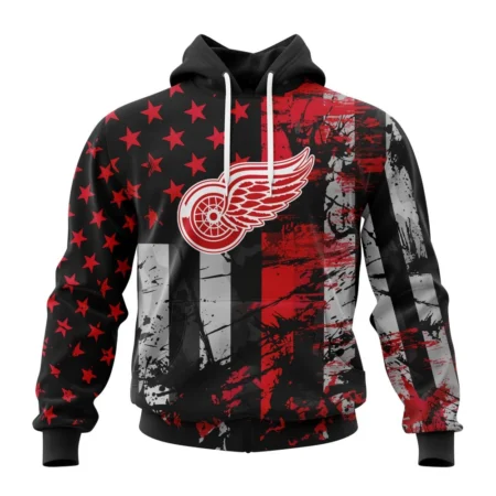 Detroit Red Wings, Specialized Jersey For America,QTNHL080524A3237