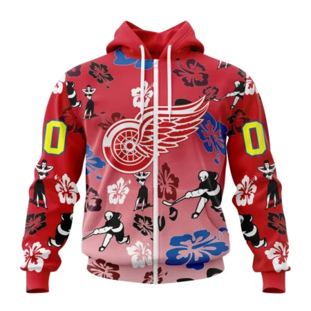 NHL Detroit Red Wings X Hawaii Specialized Design For Hawaiia ,QTNHL 080524B3773