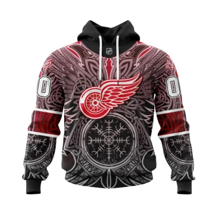 Detroit Red Wings , Specialized Norse Viking Symbols,QTNHL080524A3886